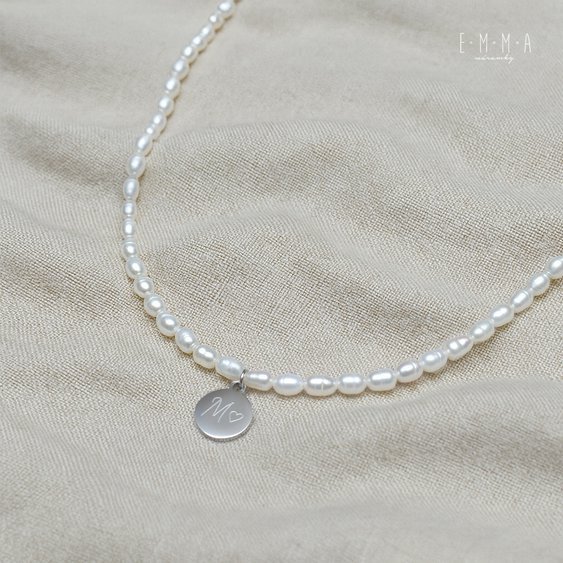 Pearls - náhrdelník s medailonem