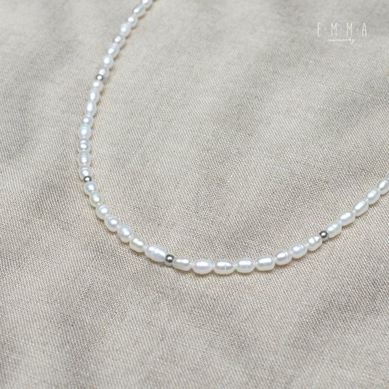 Pearls - náhrdelník s ocelovými korálky