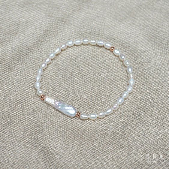 Korálkový náramek Pearls Line